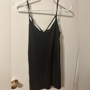 Garage Short, Strappy Tank Dress in Black, Size Women’s Small